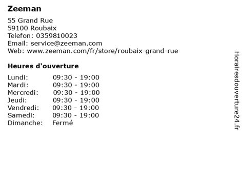 zeeman florenville|ᐅ Horaires douverture „Zeeman“ 